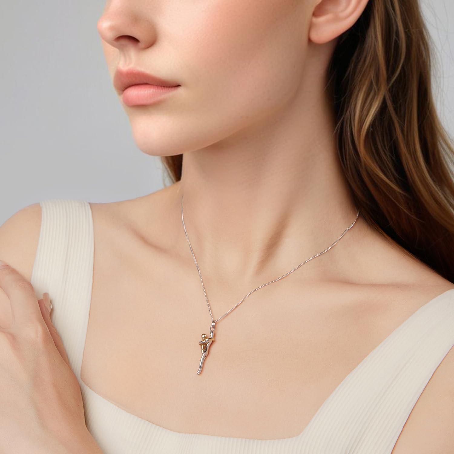 Collar de plata de ley 925 para el día de la madre para mujer