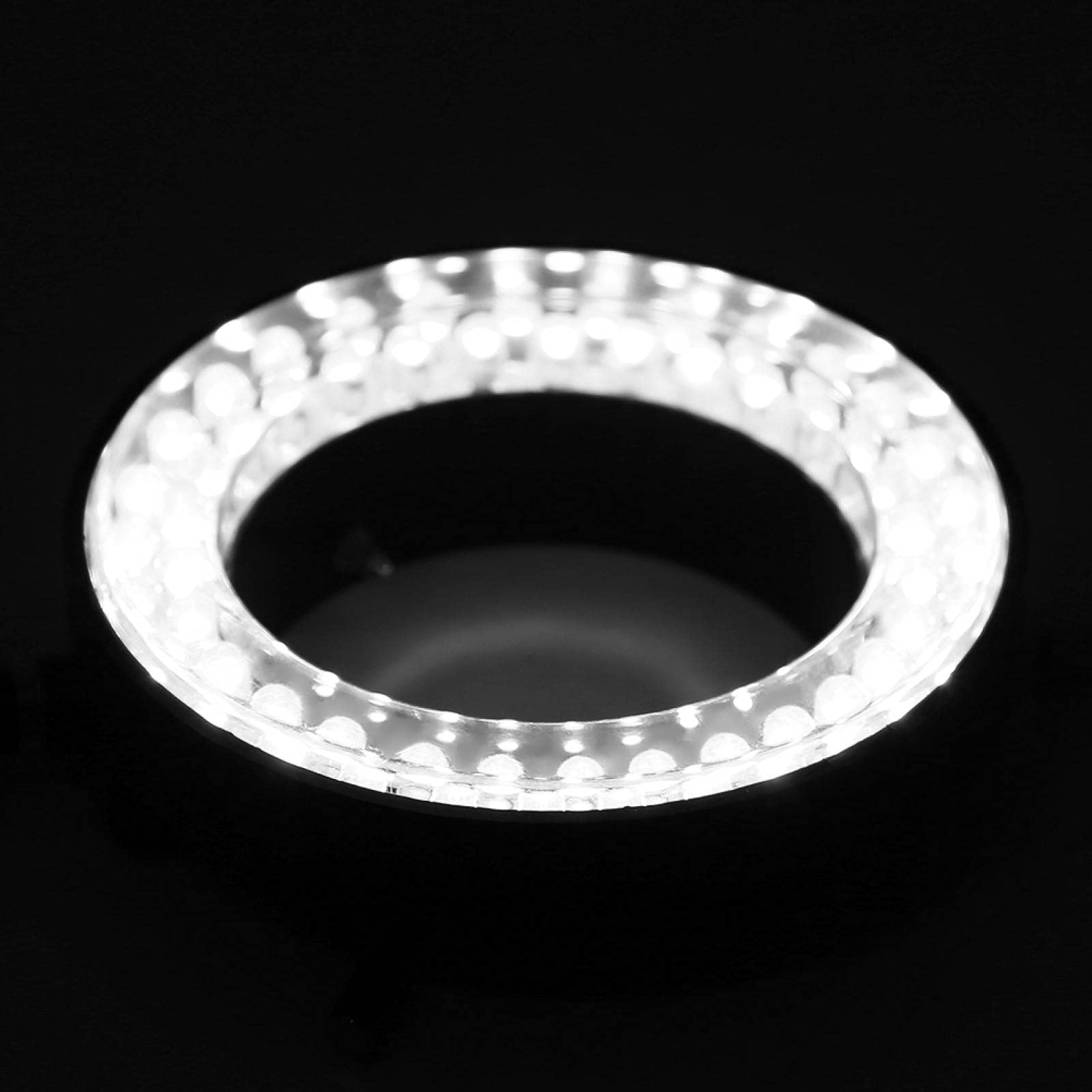 Luce Ad Anello per Microscopio a LED 3,5 W, Microscopi Illuminatore a LED Lampada Ad Anello Regolabile led light for microscope con Luminosità Luce di Illuminazione 100‑240 V(Regolamenti europei)
