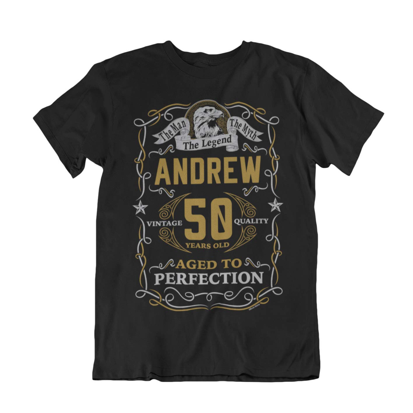 buzz shirtsThe Man The Myth The Legend - Mens Personalised Name and Age Birthday Organic Cotton T-Shirt