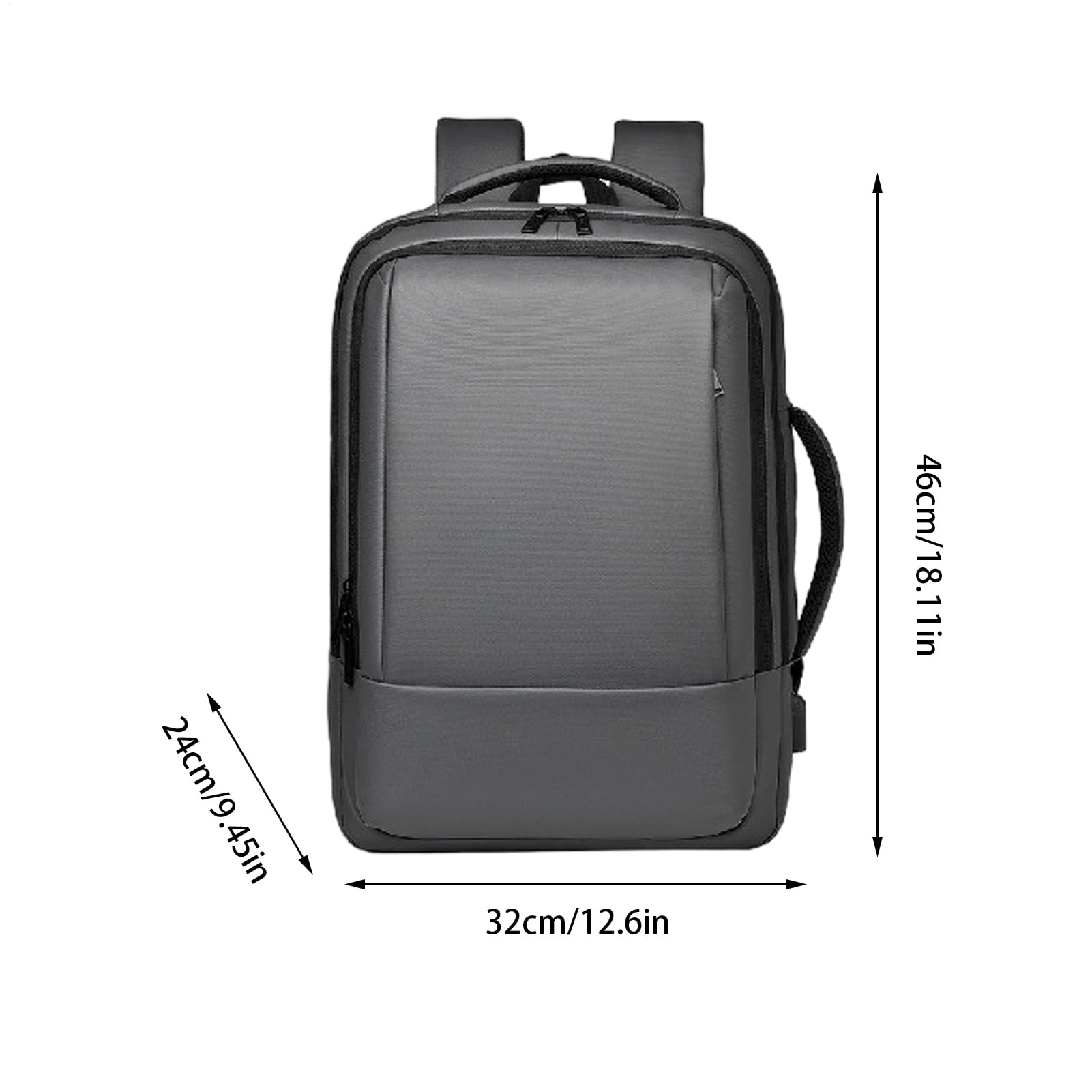 Zaino da lavoro – Borsa professionale espandibile per notebook, grande zaino da viaggio per laptop, borsa da trasporto per adulti, personale, insegnanti, impiegati, pratico accessorio funzionale per