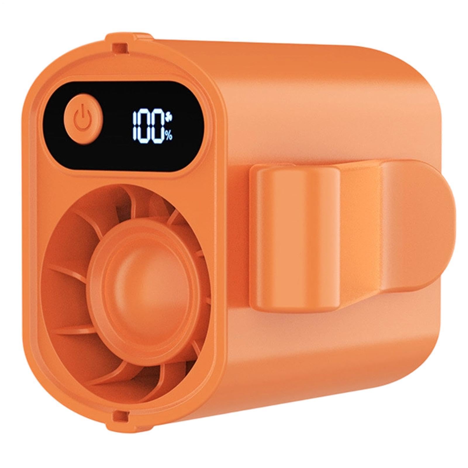Ventilador de cintura recargable portátil para viajes en verano y playa