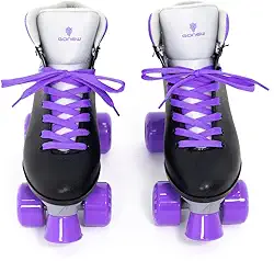 PATINS BEL QUAD - RETRO BASIC PRETO / ROXO TAM 36