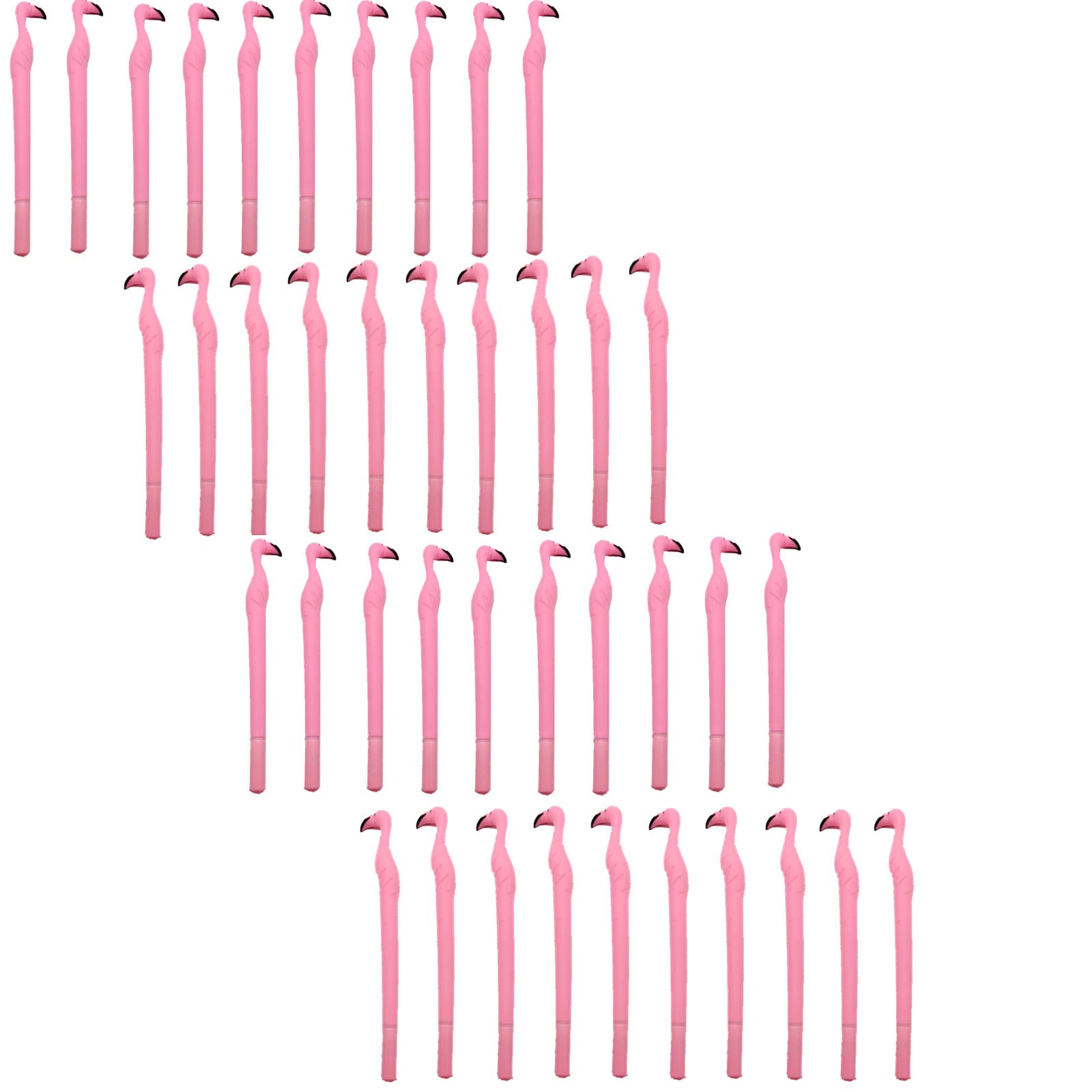 MIAO YUAN 40 PCS Pink Flamingo Gel Pens Unique Gift for Women, Coworkers and Hostess, Stylish Writing Pens for Office, Home Supplies, Black Ink(0.5mm)