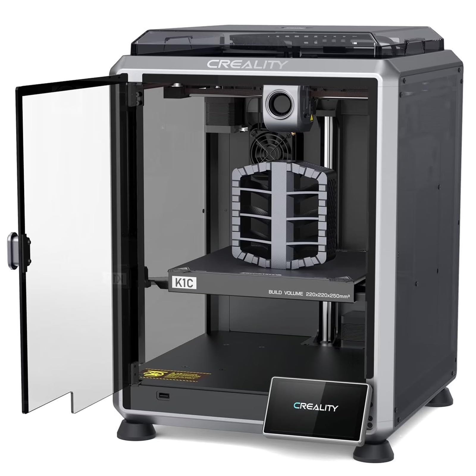 Creality Impresora 3D K1C 2025, admite impresión multicolor CFS, nivelación automática y cámara IA, velocidad de 600 mm/s, impresión para principiantes y profesionales