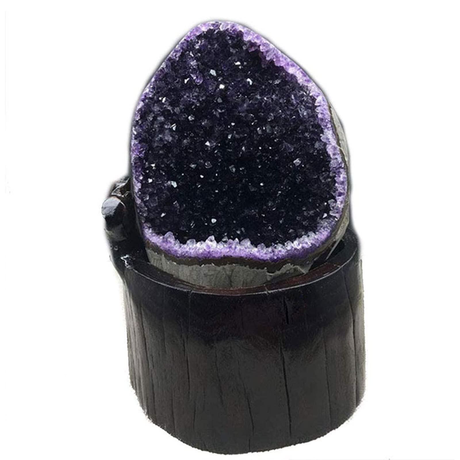 Amatista Cristal de Roca Natural Uruguay Racimos Crudos Amatista Racimo, Geoda de Cuarzo, Lucky Home Decoration Regalos de Negocios, Arte Hecho a Mano,1500g decoración de la habitación