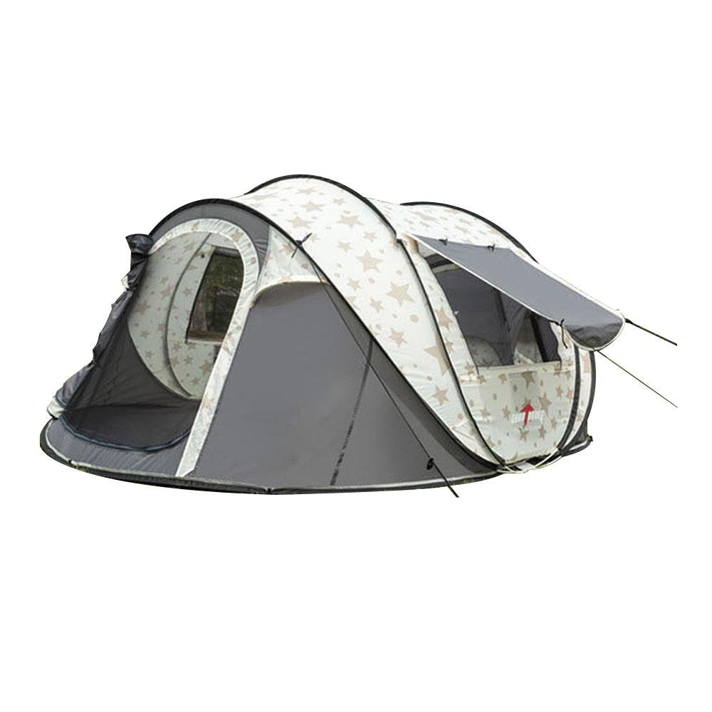 Enolla 5~6 people Large automatic tent outdoor camping Boat account Quick open Withdrawal Beach, 001