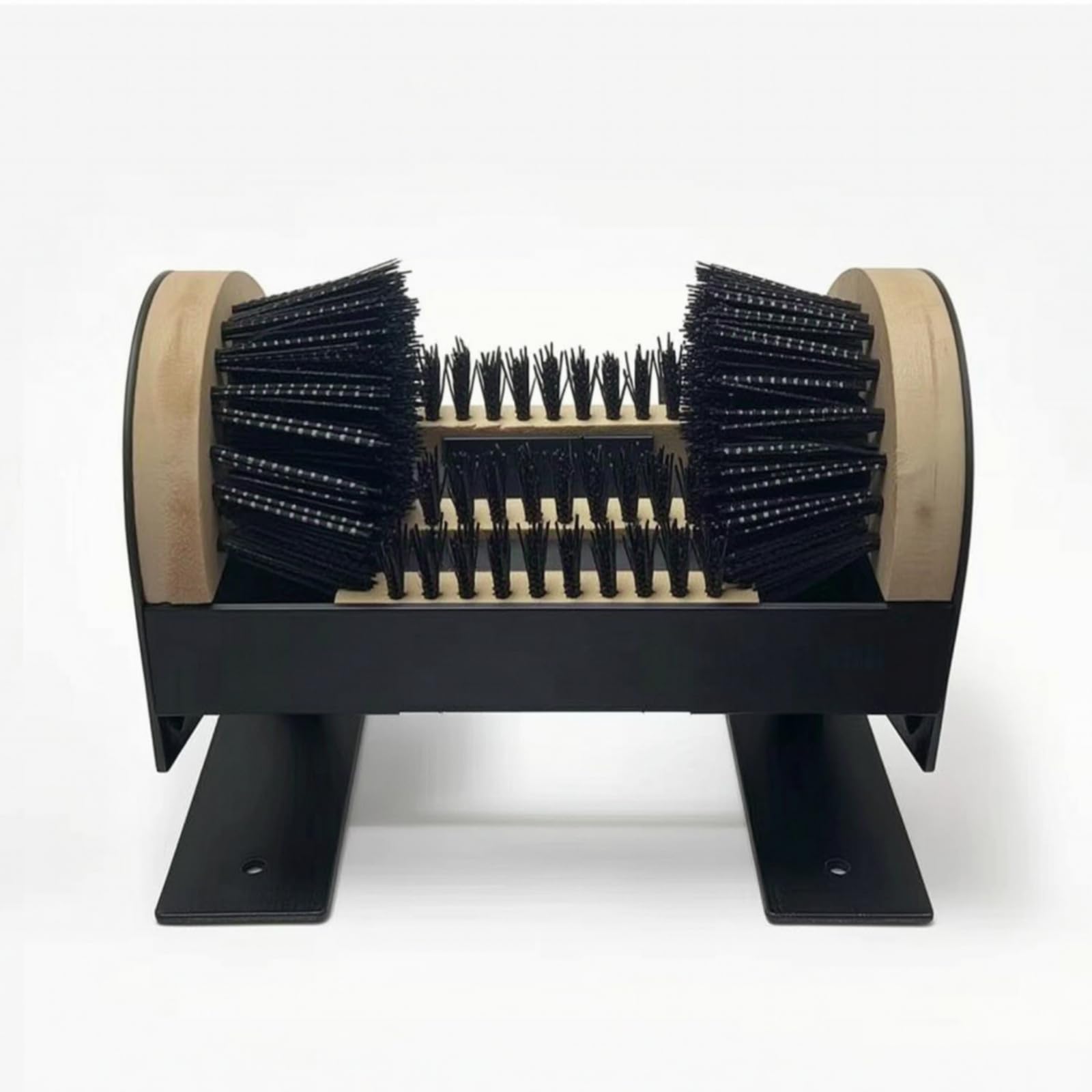 Gralara Limpiador Zapatos Golf Fijo Limpiador Calzado con Soporte Resistente Cepillo para Golfistas