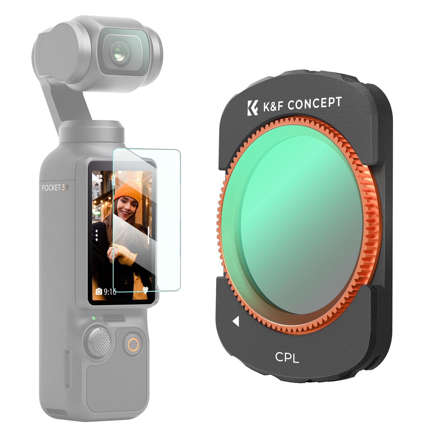 Amazon.com : K&F CONCEPT Osmo Pocket 3 Magnetic CPL Filters