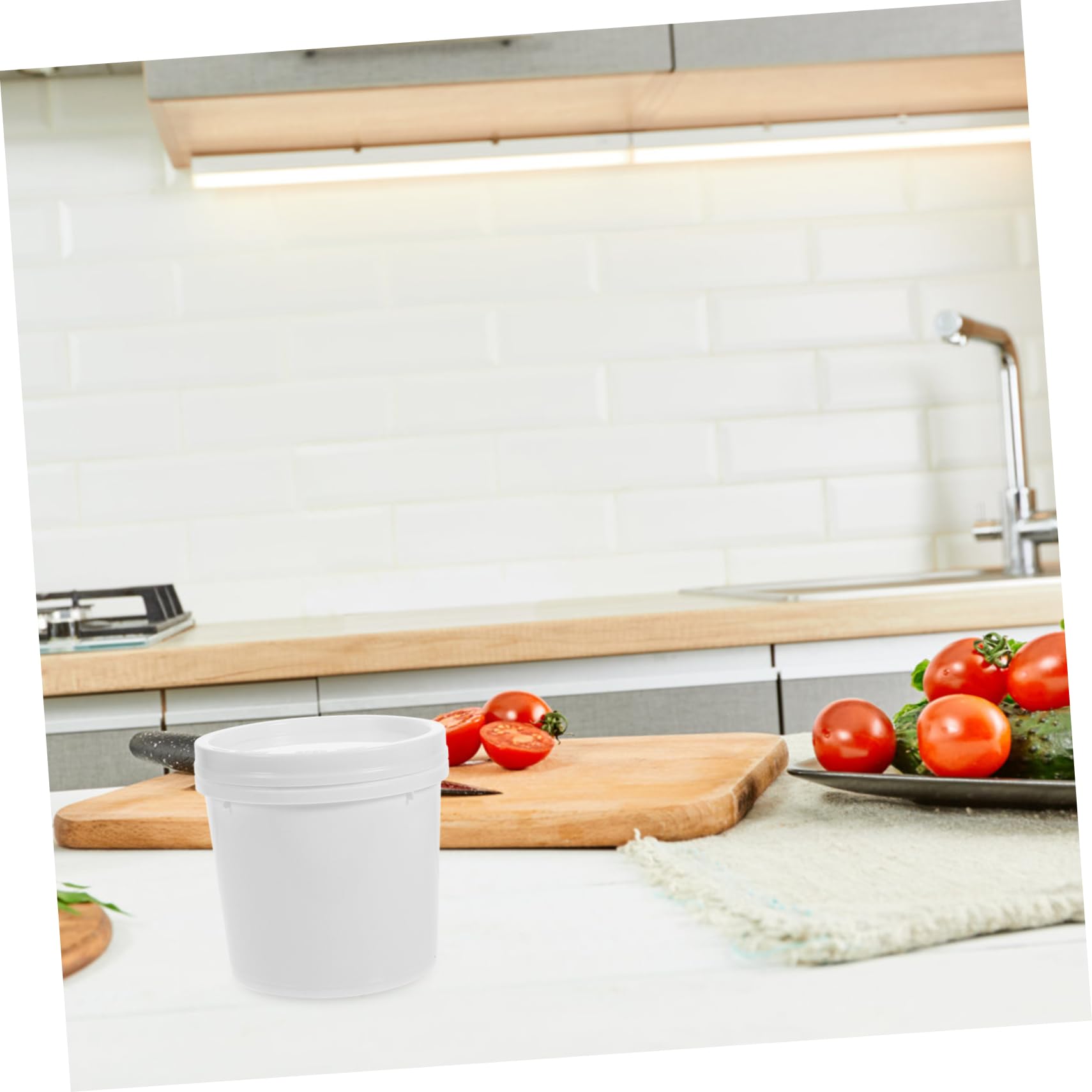 ABOOFAN 5 Series Cubo De Plástico De Calidad Alimentaria Cubo De Pintura Cubos De Agua Con Tapa Botes De Pintura Con Tapa Cubos Con Asas El Plastico 4 Piezas X 5