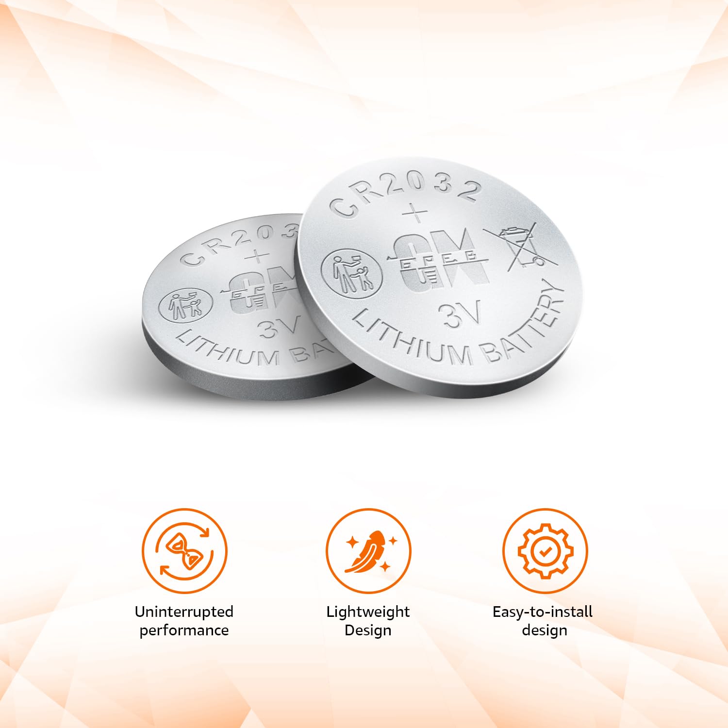 Amazon Basics long -lasting CR2032 lithium coin battery | 3rd voltage | Versatile application (pack of 5) Amazon Basics long -lasting CR2032 lithium coin battery | 3rd voltage | Versatile application (pack of 5)