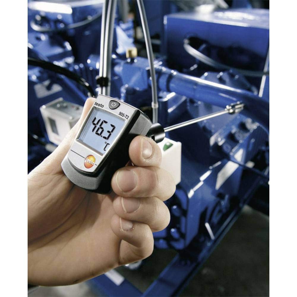 Testo 905-T2 Termómetro De Superficie Con La Sonda De Banda Cruzada, El Tiempo De Respuesta Muy Rápido, De Alta Genauigk