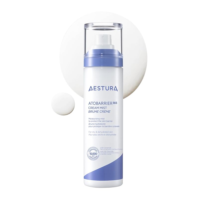Bruma facial em creme AESTURA ATOBARRIER365 com ceramidas 10.000 ppm, 120 mL