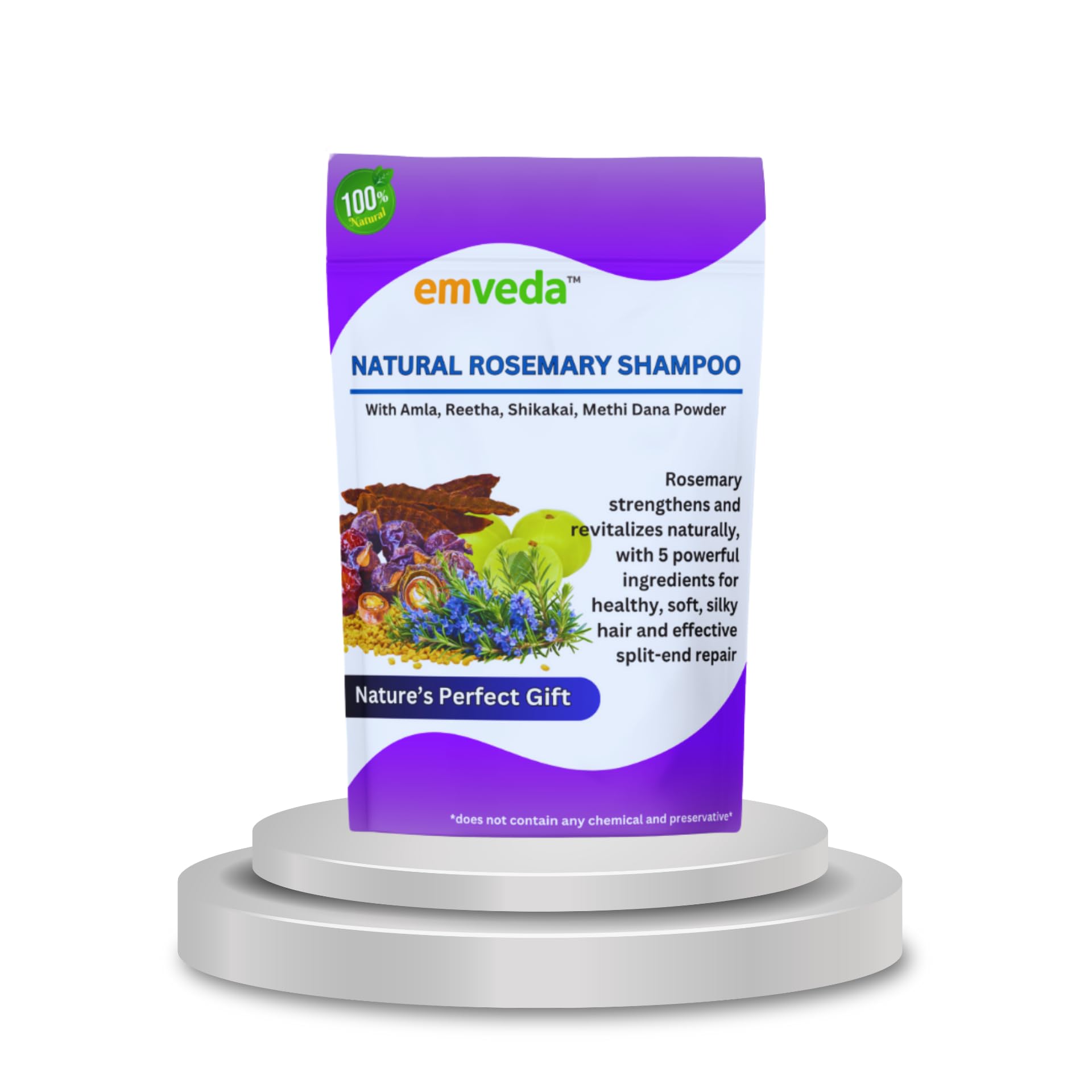 Rosemary Anti Hair Fall Shampoo with Rosemary & Methi Dana for Reducing Hair Loss & Breakage- 200 gm | Up to 94% Stronger Hair* | Up to 93% Less Hair Fall | For Men and Women-picture-10