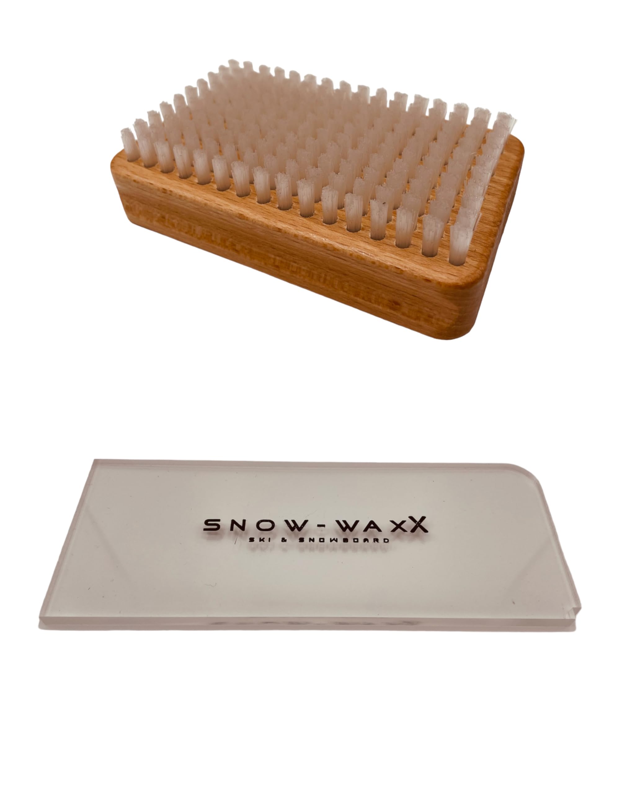 Plexiklinge 5 mm + nylonowa szczotka do nart | odnowienie okładziny | zestaw do nart snowboardowych | Made in Germany