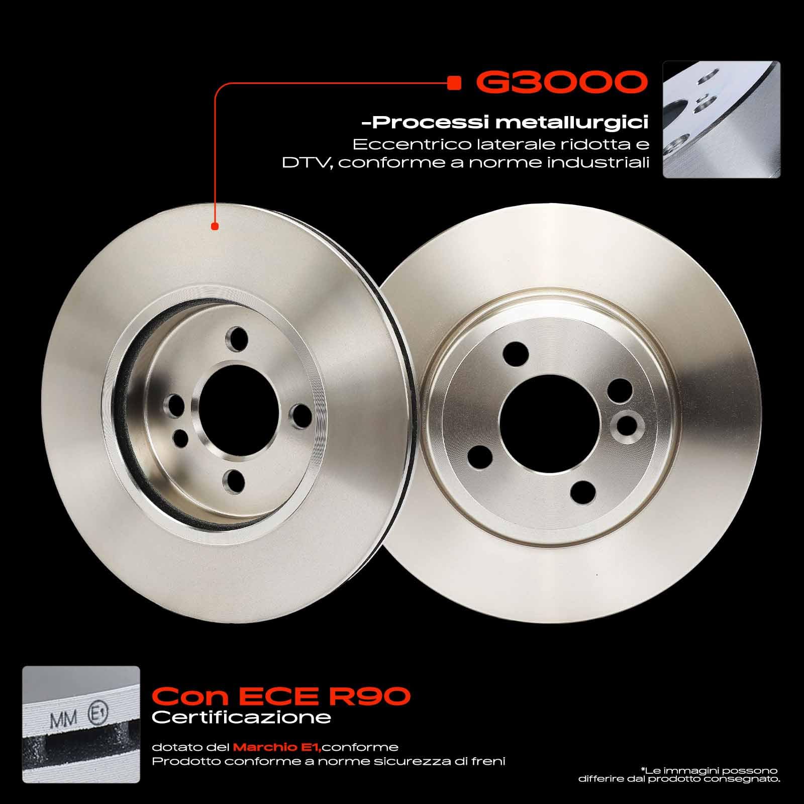 Frankberg 2 dischi freno anteriori ventilati ⌀280mm 34116858651