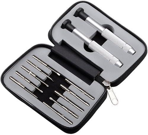 Juego de destornilladores de precisión de bolsillo, 12 piezas, mini destornillador de precisión, kit de herramientas de reparación de