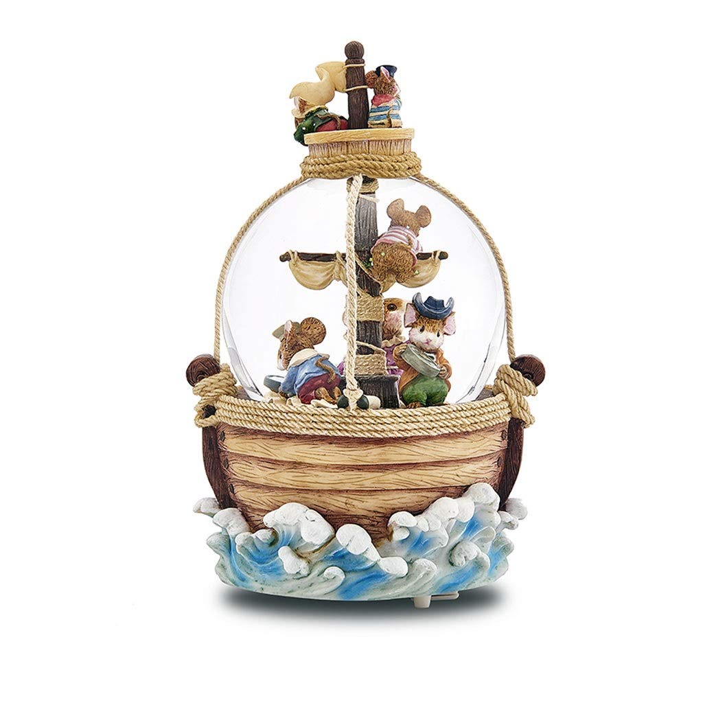 Cajas de música decorativas ZAW en color natural: un adorno musical de mesa único