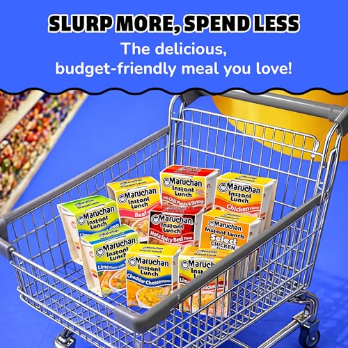 Maruchan Instant Lunch Ramen Noodles, Cheddar Cheese Flavor, 2.25 Oz, 12 Pack - image 9