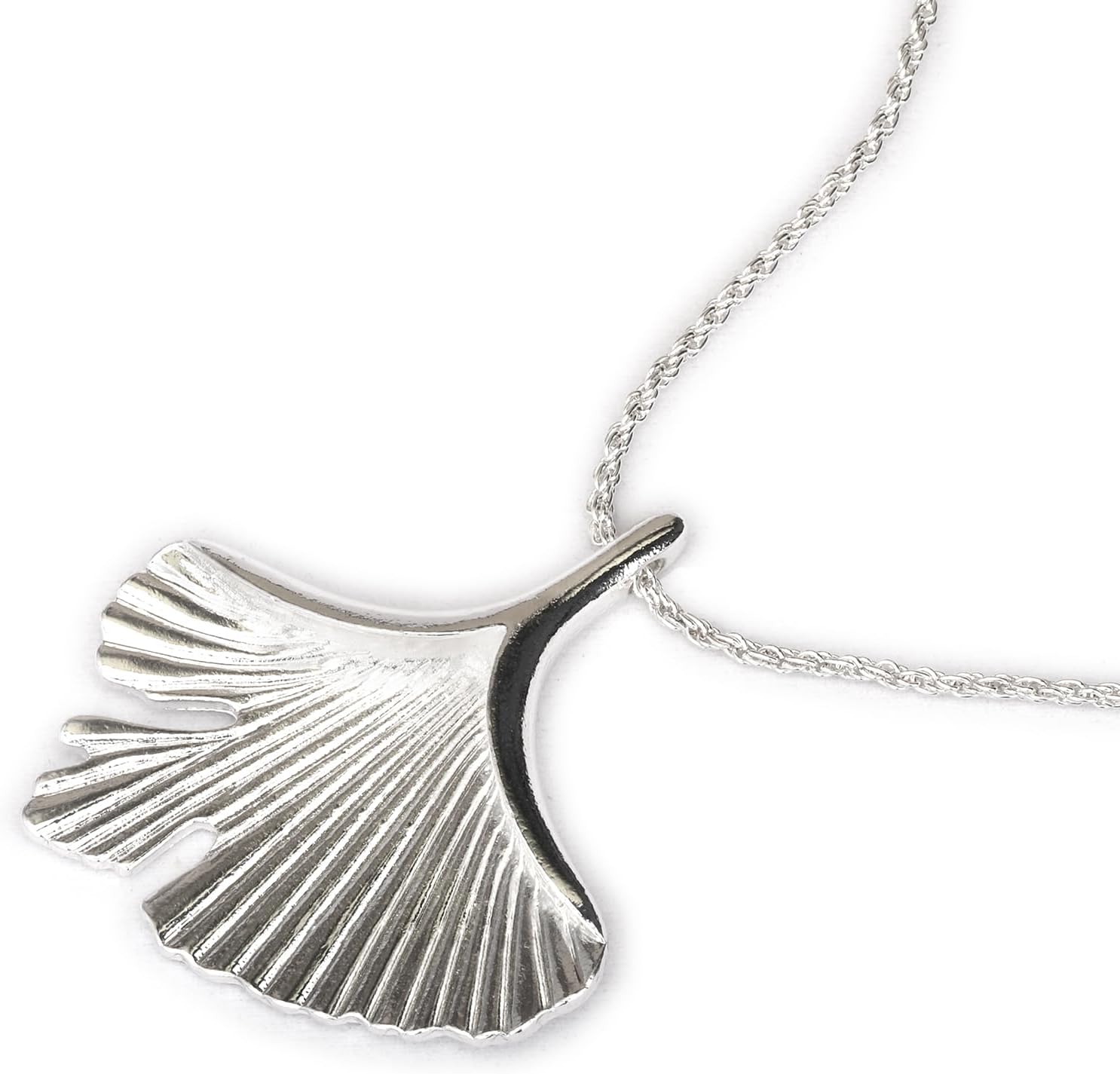 JiuloryGinkgo leave necklace
