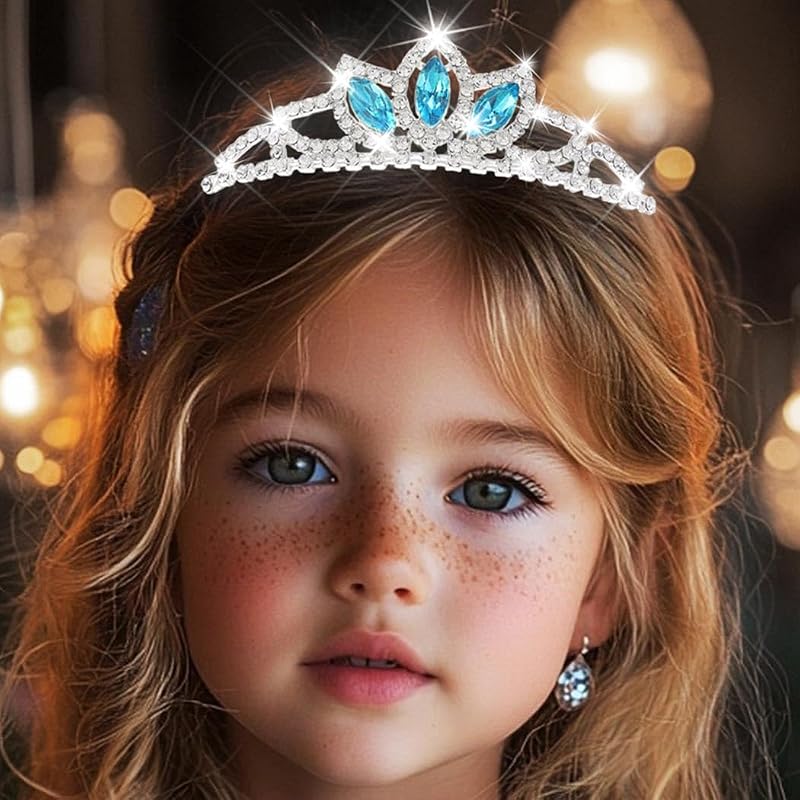 CAKURE Rhinestone Hair Accessories for Girls (a-silver, one size)