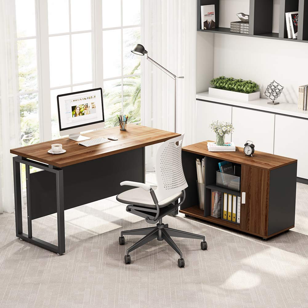 Buy Tribesigns L Shaped Desk, 55 inches Computer Desk Computer Table