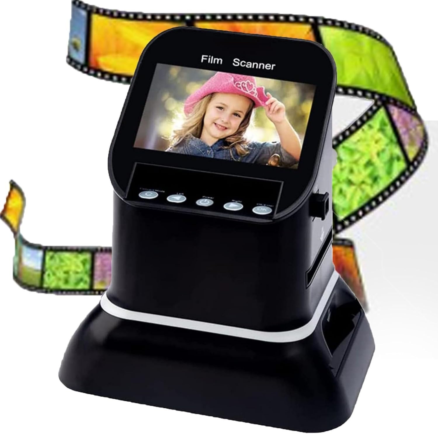 4.3" High Resolution Slide Viewer, Professional 22mp Digital Film & Scanner, Fast Scanning Convert 120mm, 135, 126, 127 Negative & Slides to JPEG-image-17