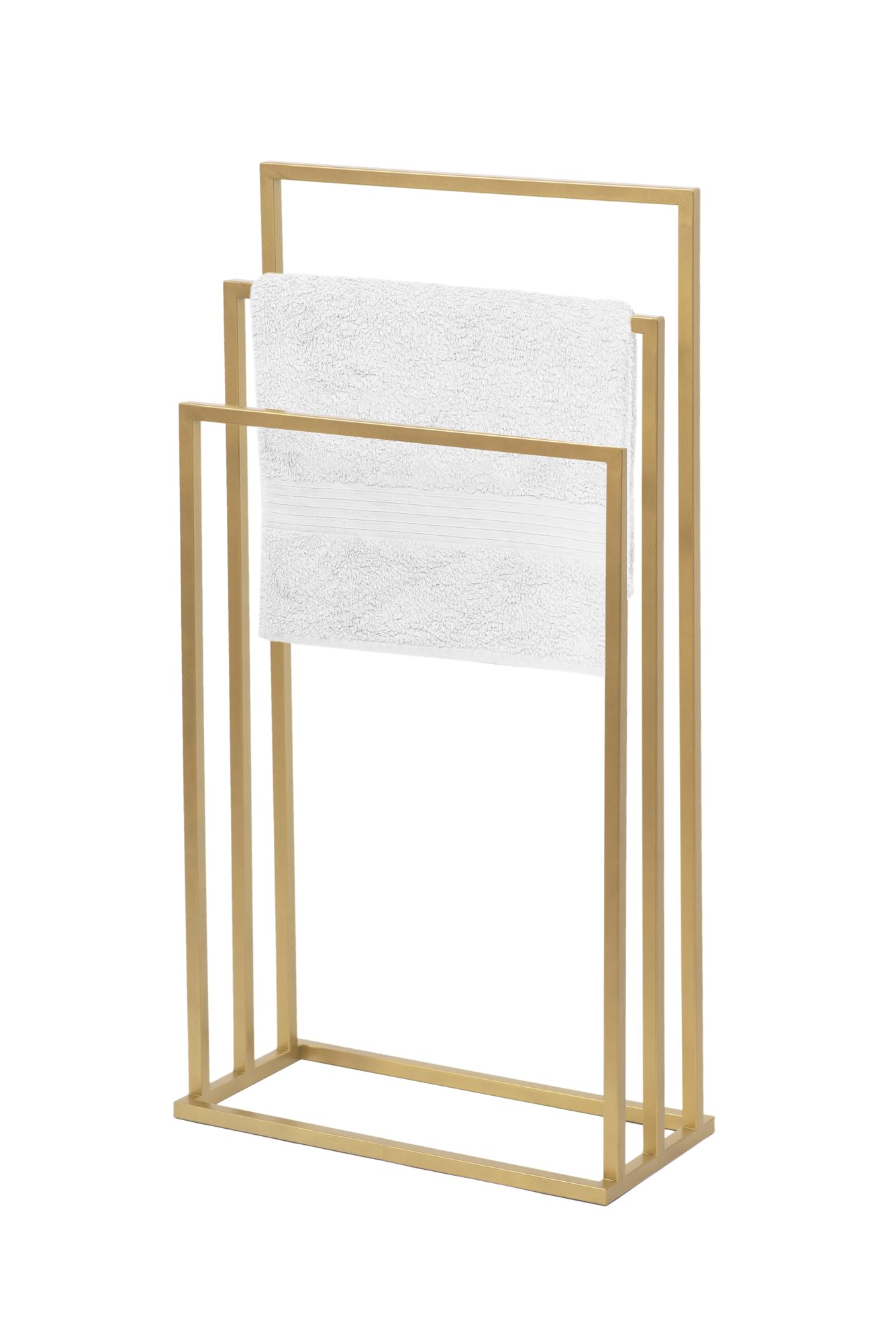 Porte-serviettes debout Vivo or pour transformer votre salle de bain en un espace spa moderne