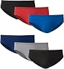 Hanes Men's Men's Tagless Comfort Flex Fit Dyed Bikini, 6 Pack Bikini Style Underwear pack of 6