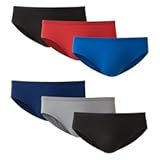 Men&apos;s Tagless Comfort Flex Fit Dyed Bikini&comma; 6 Pack