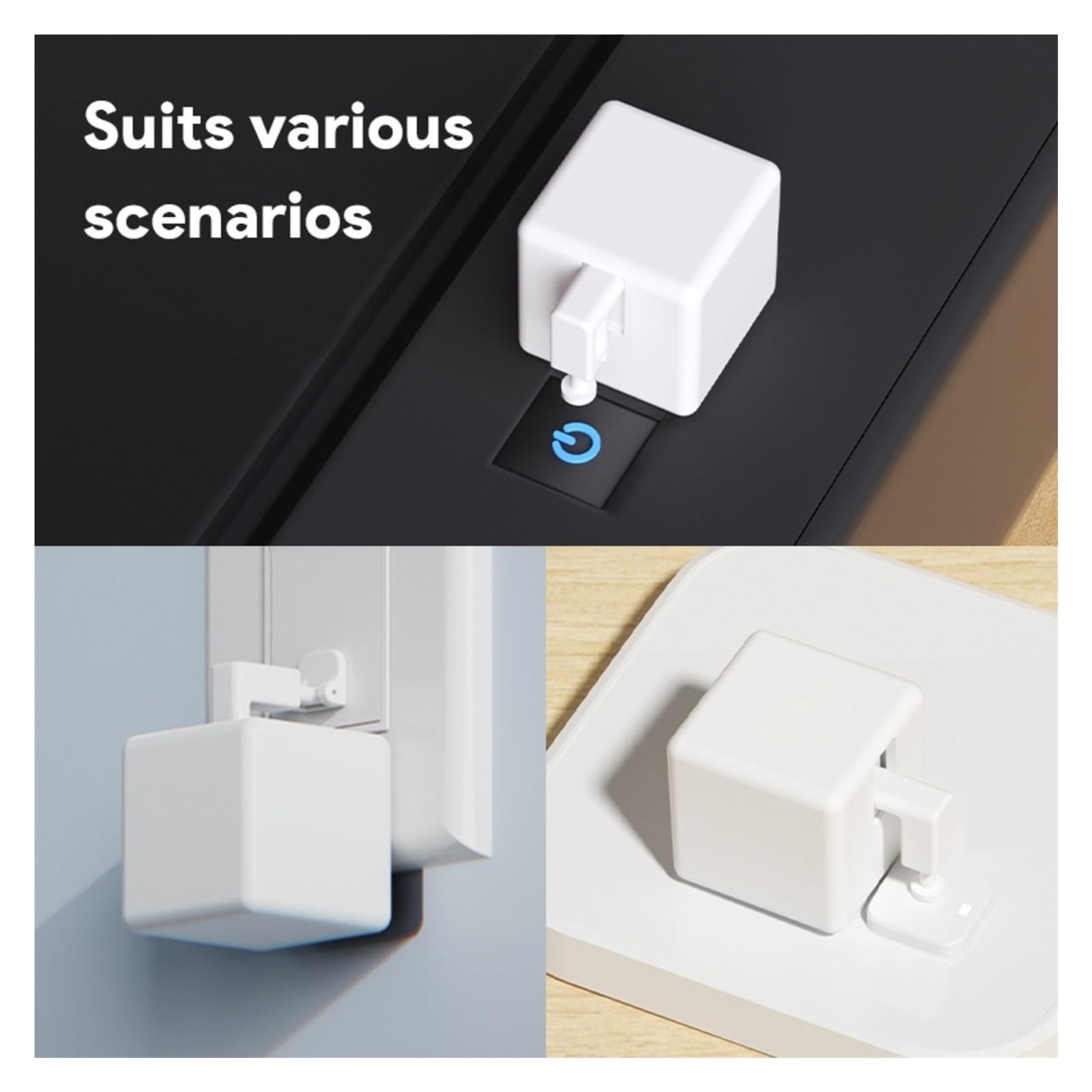 Przycisk, Bluetooth Smart Fingerbot Switch Bot Przycisk Pusher Zdalne Sterowanie Praca W Domu Do pokoju(White 1pc)