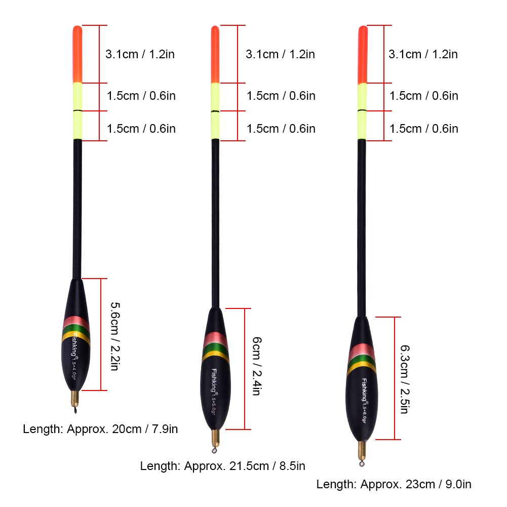 3 szt. Bobbers wędkarskie spławiki i spławiki wędkarskie, balsa drewniane bobbers sprężynowe spławiki wędkarskie zestaw akcesoriów do wędkowania