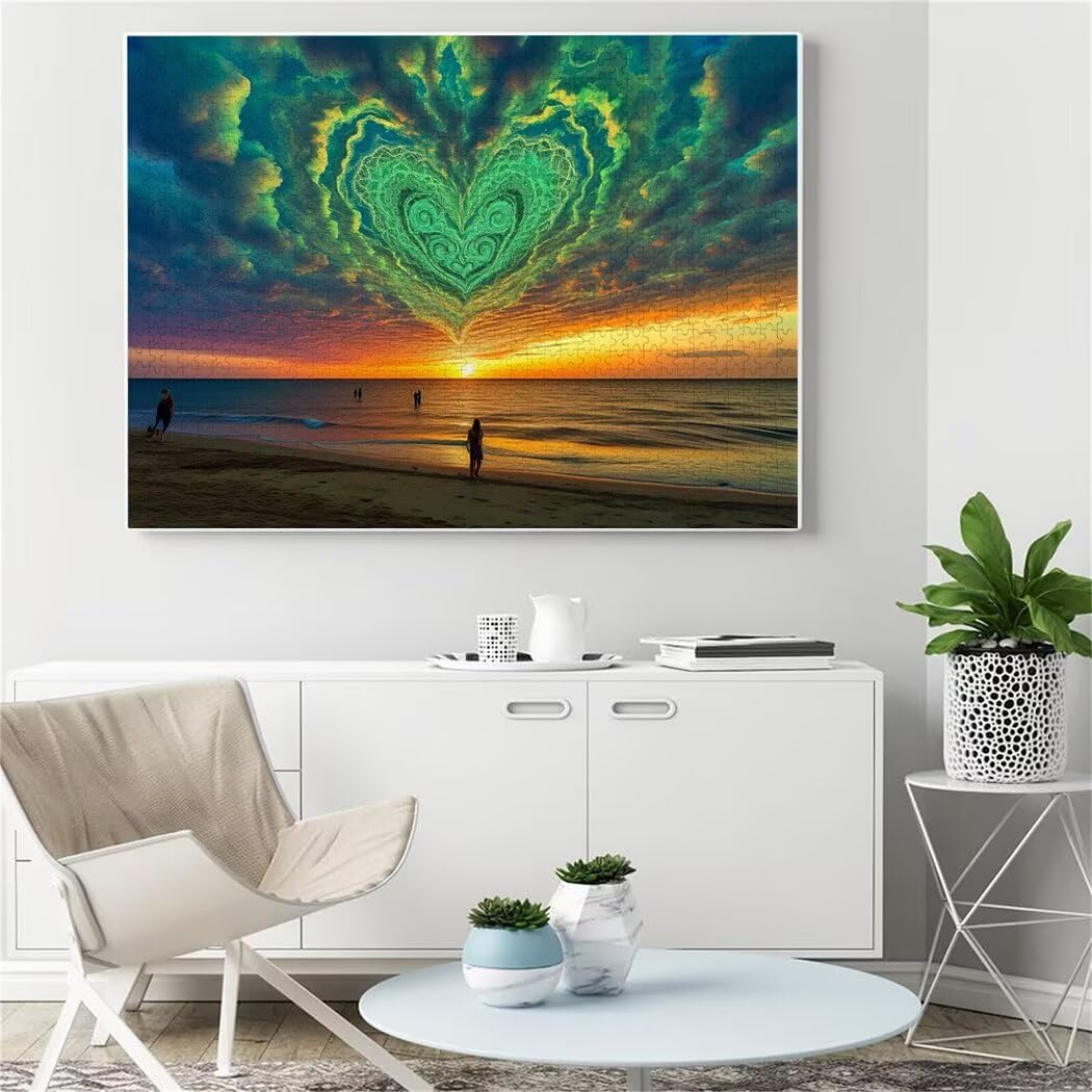 Puzzle 2000 Sztuk Dorosły Puzzle Sen Klasyczne Puzzle, 2000 Sztuk Gra edukacyjna Wyzwanie Zabawka Puzzle Plaża Sztuka DIY Gra Na co dzień Zabawki Prezent Ciekawy Przyjaciel Rodziny Odpowiedni S-324