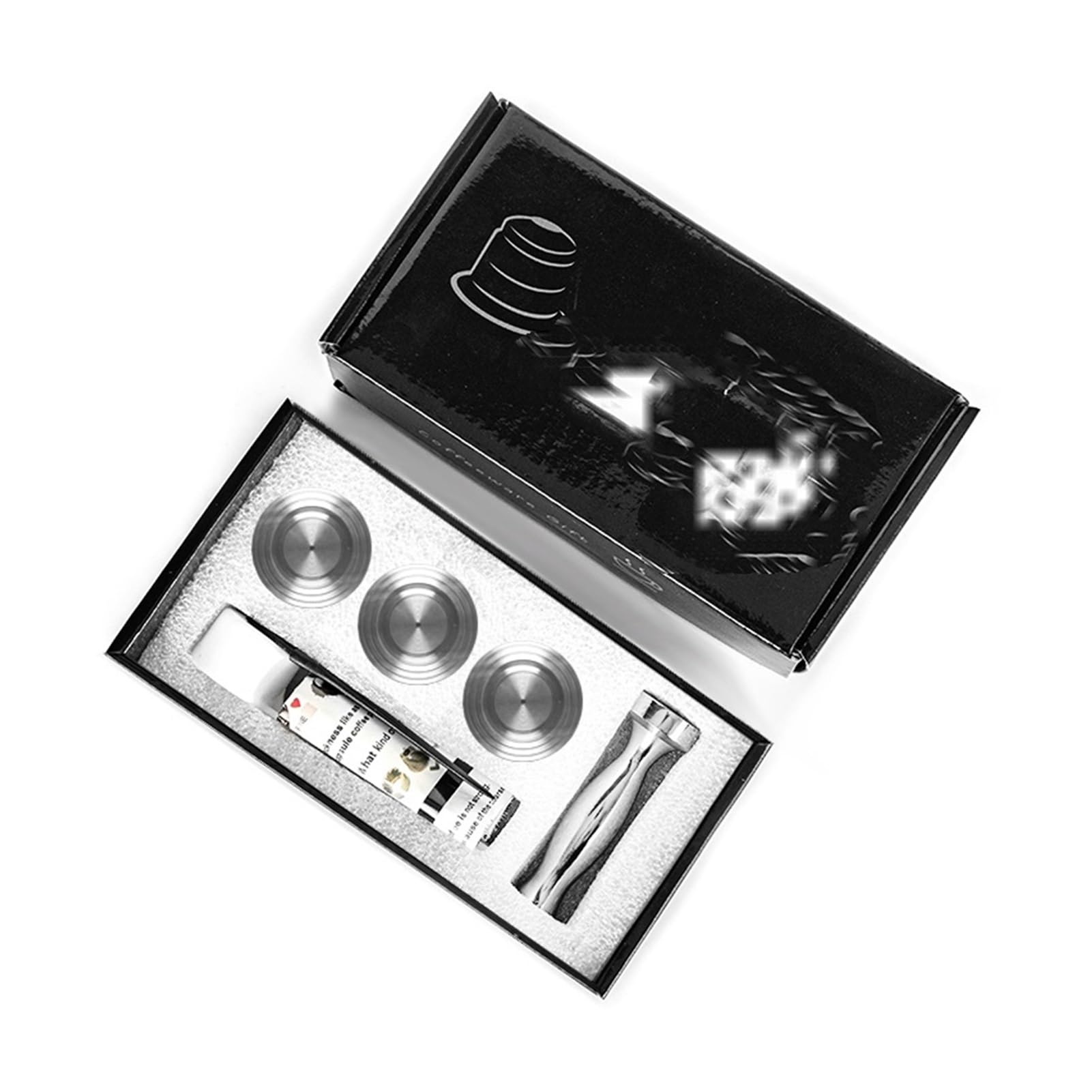 INEOUT Capsule di caffè Riutilizzabili Filtri Ricaricabili in Acciaio Inossidabile Tazza da caffè Compatibile ConCompatibile con Inissia & Macchina da caffè Pixie (Color : 3 Caps 1 Tamper)