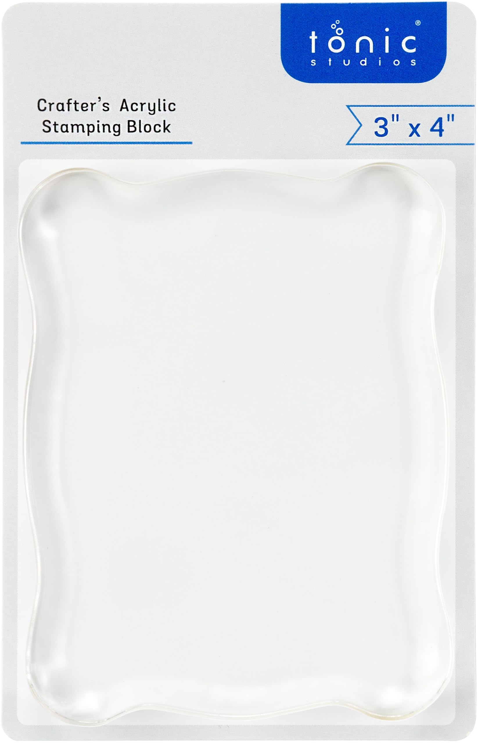 Tonic Studios Crafter's Acrylic Stamping Block - (3"x4")