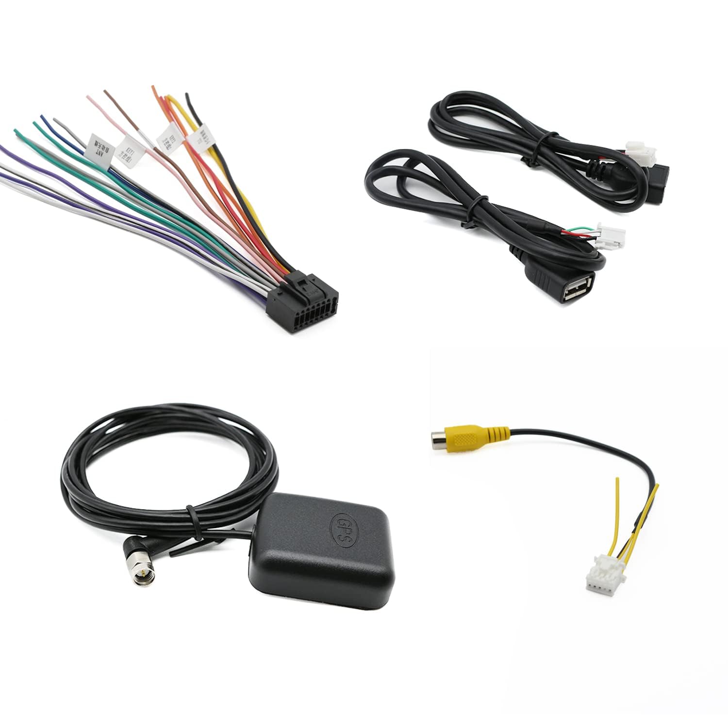 Adattatore ISO 16 Pin Per Autoradio Android - Connettore Con Cavi Volante E Retro, Plug And Play Per VW - Foto 6