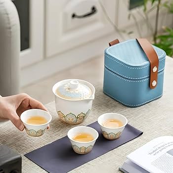 Amazon.co.jp: zhangmingyu 中国茶器セット旅行茶器お茶を入れる茶器