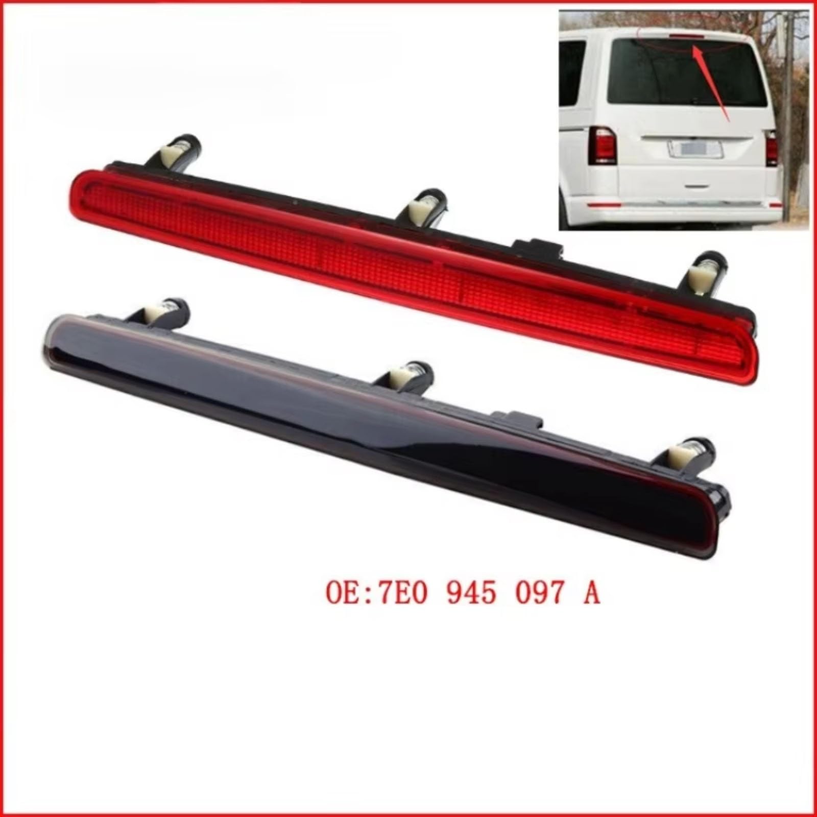 Luz Trasera Para Para Caravelle T5 2003-2015 7E0945097A Nivel Freno Para Puerta Vehículo Lámpara Parada Montaje Con Estilo Conjunto Lámpara Trasera