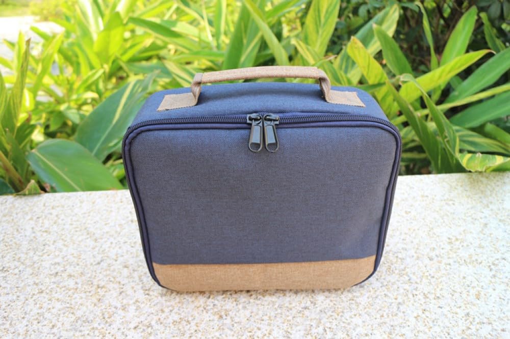 Beamertasche Economy,Beamer Tasche, Tragbar Projektor Tasche für Transport und Aufbewahrung Beamer,Projector Case (Blau)