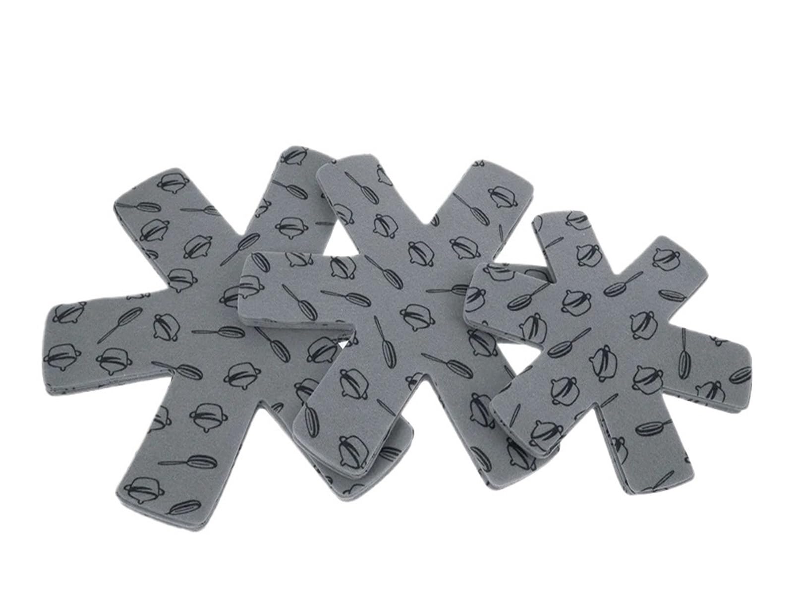 Protectores de ollas y sartenes Fieltro Separador de sartenes y ollas, almohadilla antideslizante, a prueba de arañazos, herramientas protectoras de utensilios de cocina, 15 Uds. For Apto ollas y sar