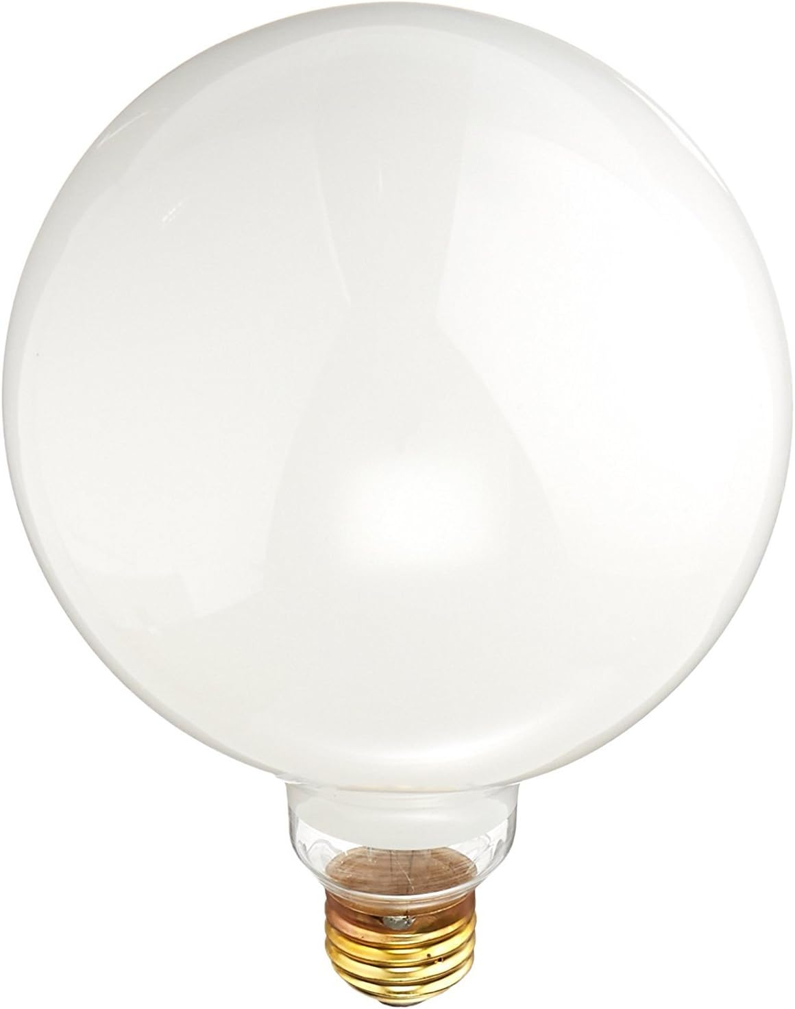 SLI 150 Watt G40 Globe Decorative Light Bulb/5" Diameter/Incandescent/White/130 Volt, Long Life