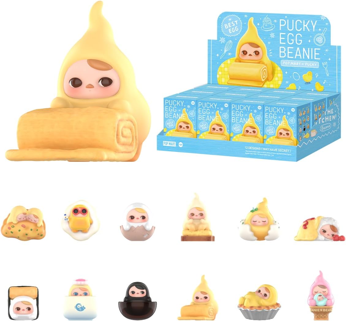 POP MART PUCKY Egg Beanieシリーズ 【アソートボックス 12ピース