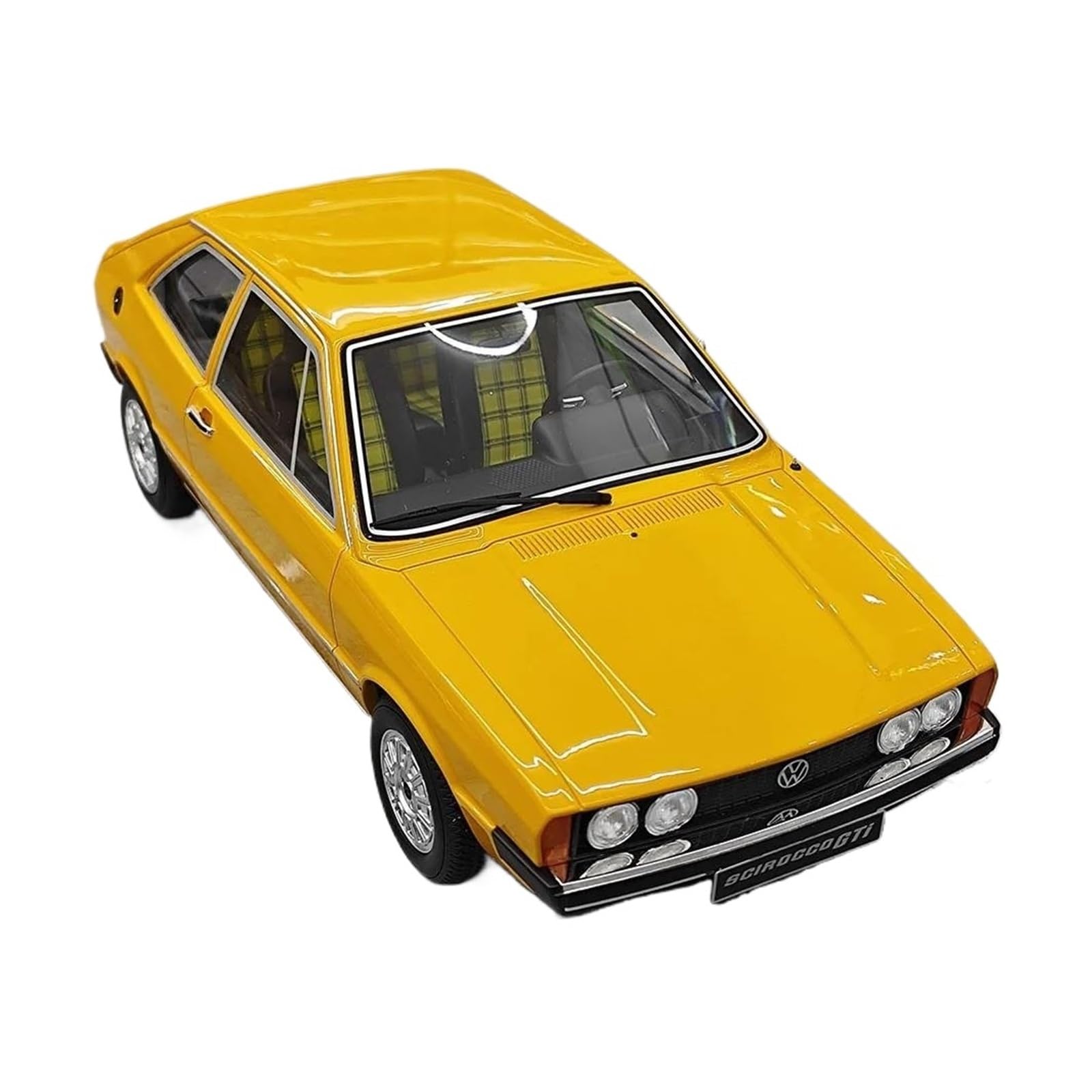 Metallo Scala Replica Resina 1 18 Adatta Per Volkswagen Golf GTI MK1 Modello Di Auto Statica Simulata Decorazione Per La Casa Hobby Veicoli Giochi Set