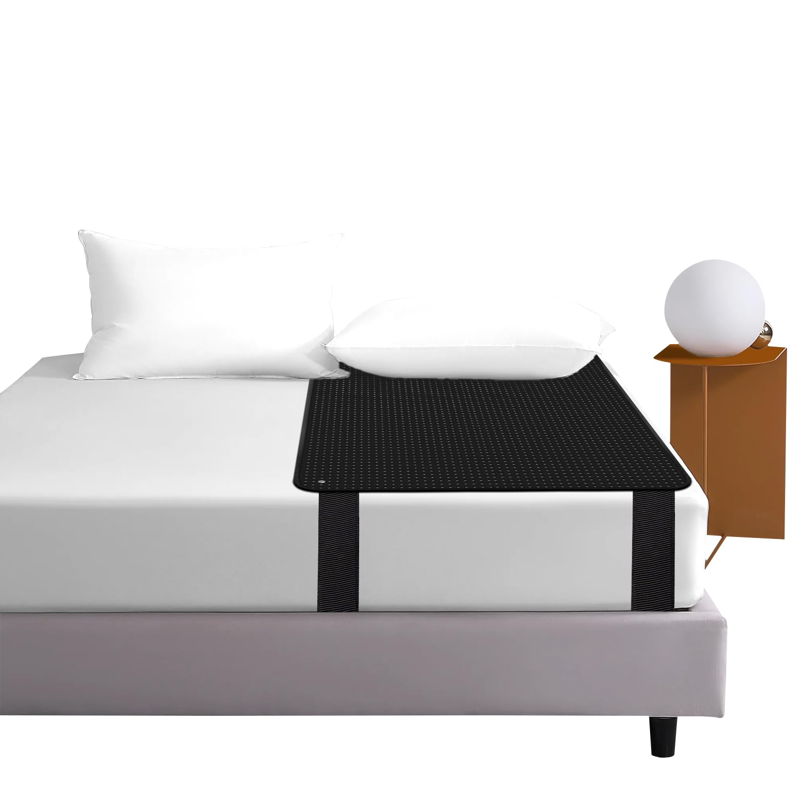 KABOUQI Grounding Bed Mat，27" x78 Earth Grounding Mattress Pad with 15Ft Grounding Cord to Improve Sleep