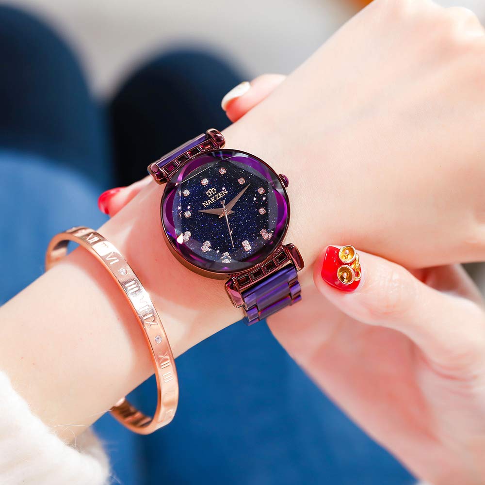 Nakzen Fashion Ladies Waterproof Analogue Quartz Wrist Watch With