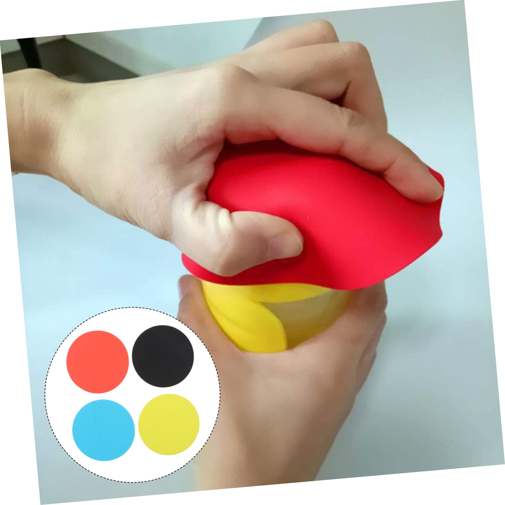 Garneck 4pcs Non Slip Silicone Bottle Opener Pads Easy Clean Kitchen Gadgets for Jars Bottles and Cans Elegant Design for Home and Restaurants
