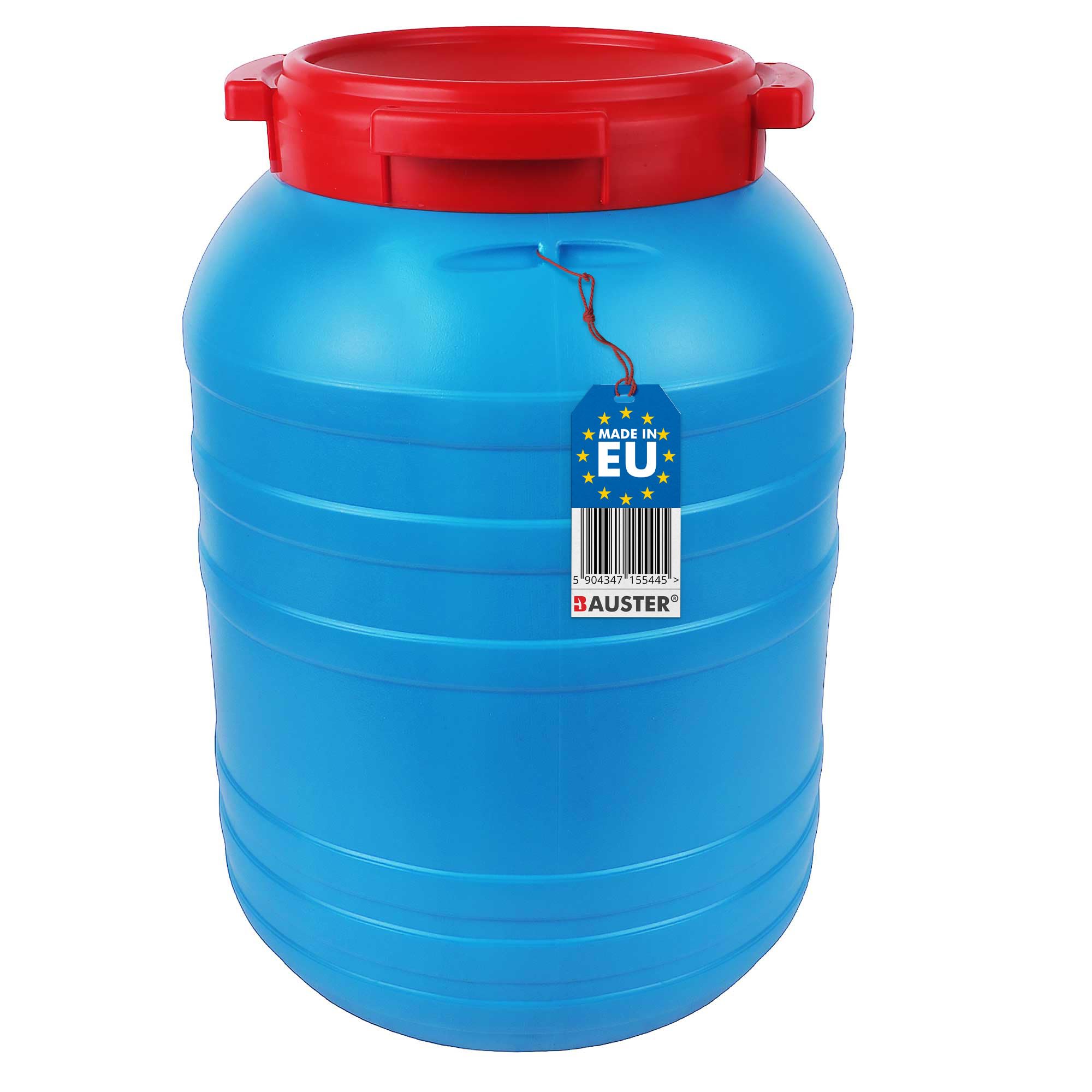 Weithalsfass 30 l Sauerkrautfas Regen Fass Gepäcktonne Silagefass Camping Plastikfass, Fass aus HDPE-Kunststoff mit Deckel, Deckelfass, Spundfass, multifunktionales, Universalfass, Wasserfass
