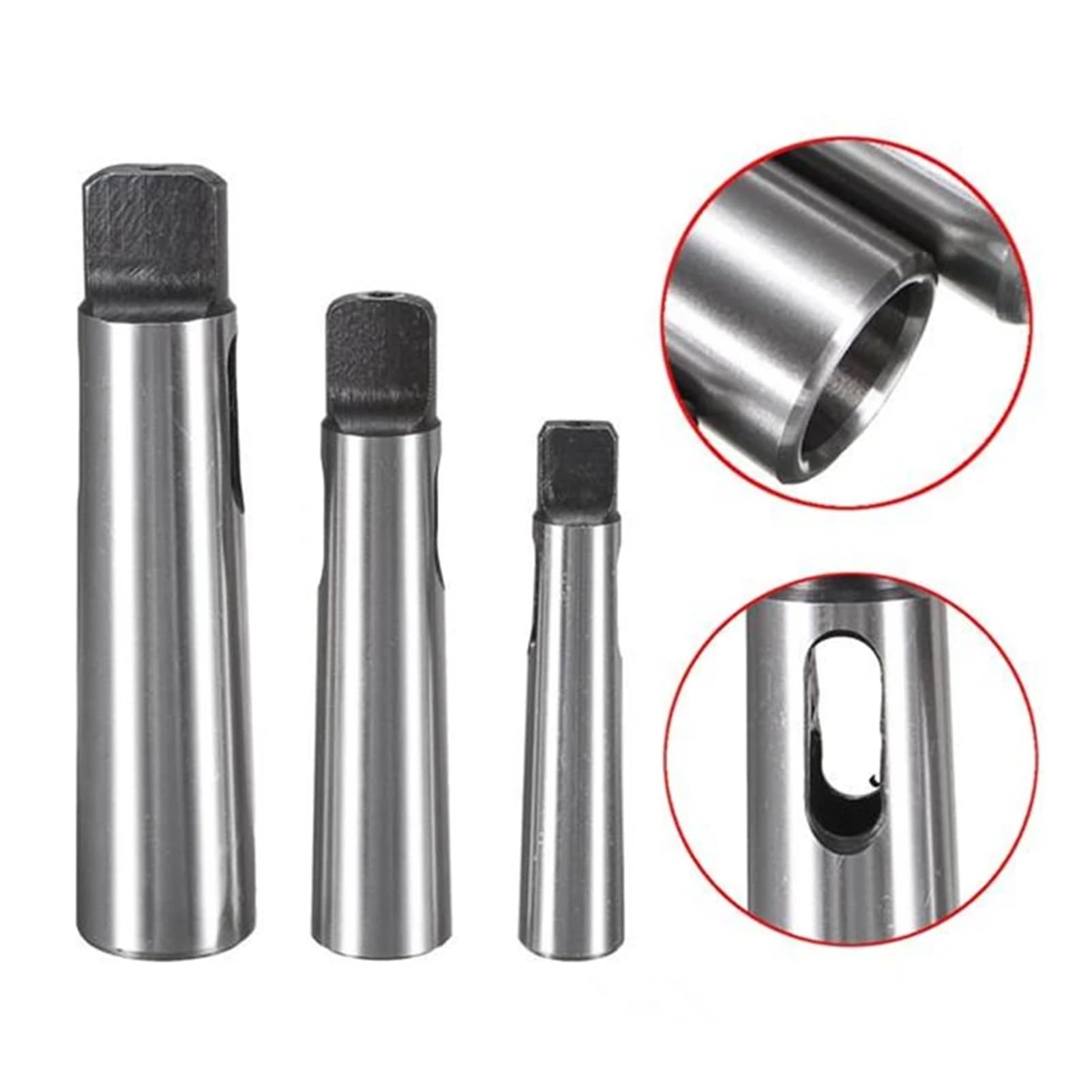 BARRINS Morse Taper Sleeve MT1 MT2 MT3 MT4 MT5 Morse Adapter Taper Shank Reducer Drill Sleeve for Morse Taper Sleeve Shank Accessories Adaptation Tool(MT3-MT1)