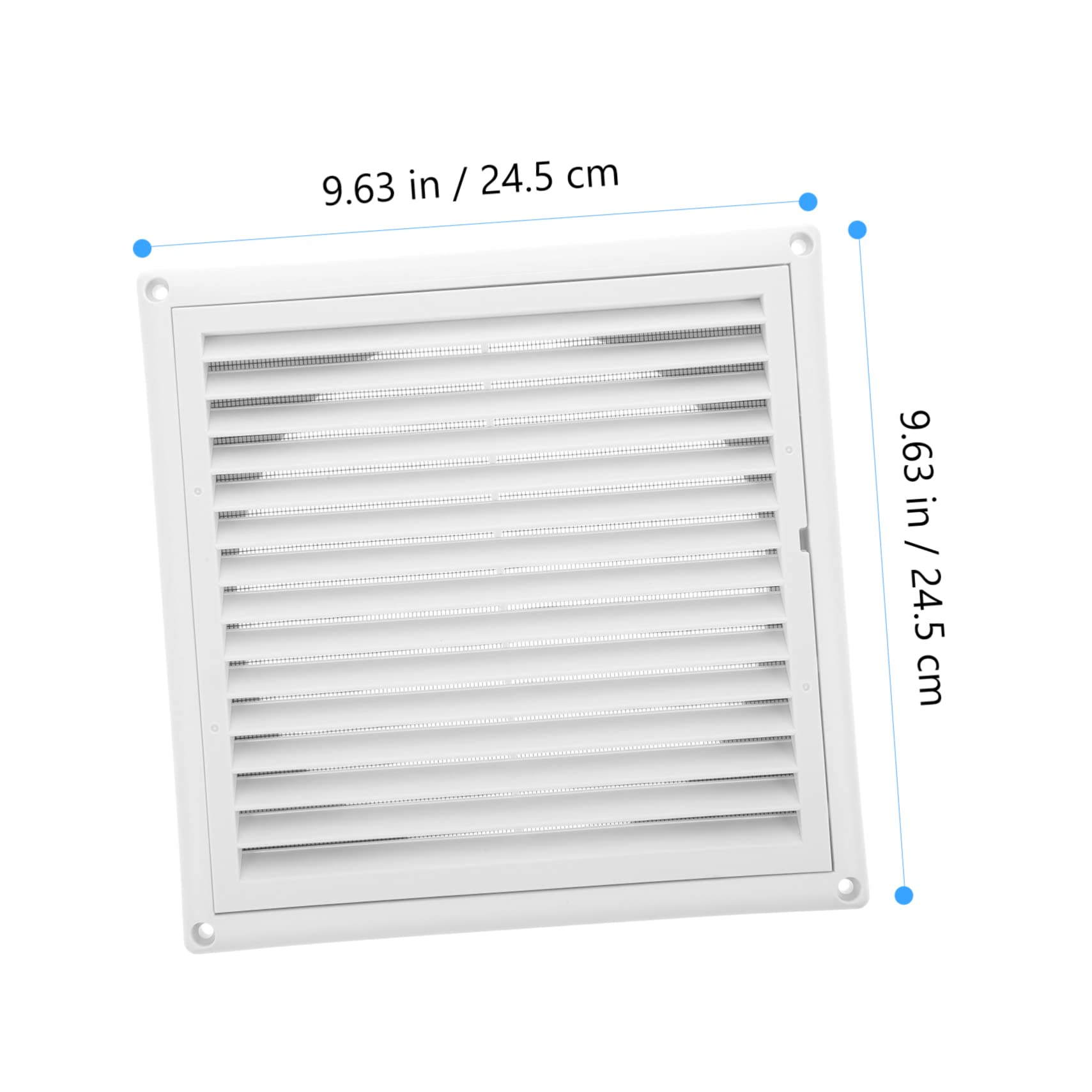 2 Piezas Rejilla de campana de escape rejilla de ventilación de baño rejilla de aire acondicionado rejillas de ventilacion rejilla ventilacion baño rejilla de aire de plastico