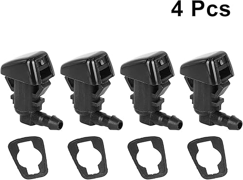 Miniatura 2 de Unifizz Boquilla de limpiaparabrisas con junta de goma BT4Z-17603-A Jet Spray de un solo agujero negro Reemplazar para Lincoln MKX 2011-2015 para