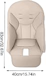 Baby Dining Chair Cover | PU Leather Dining Chair Cushions | High Chair Cushion Cover, Comfortable Multifunctional Seat Cover for Peg Perego, Kosmic Jané, Baoneo, Siesta Zero3